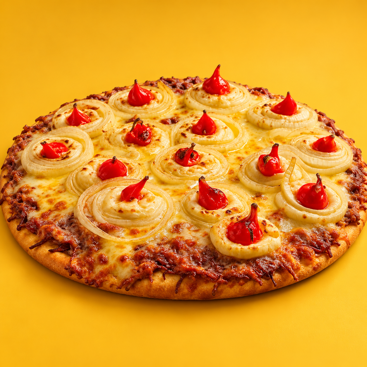 Pizza Carne seca com pimenta biquinho